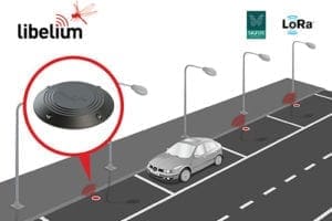 La nueva solución Smart Parking de Libelium incluye doble radio con LoraWAN y Sigfox